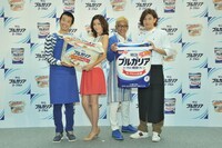 （左から）品川庄司・庄司、田丸麻紀、ロンドンブーツ1号2号・田村亮、料理研究家の有坂翔太。