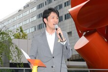 イベントの司会を務めたポテト少年団・菊地。