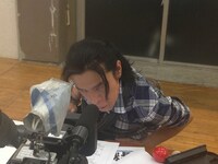 「普段絶対しない」というHIDEO’s 面白フェイス。(c)吉本興業