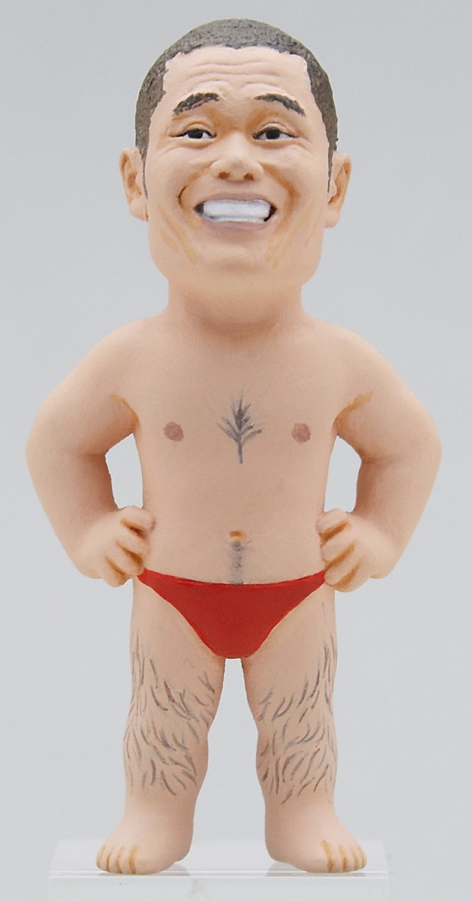 「どうした!?品川」の品川庄司・品川のフィギュアストラップ。