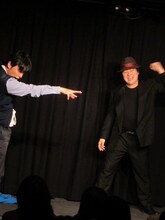 一木とガリットチュウ熊谷の「韓国のだるまさんが転んだ」即興コラボ。