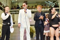 （左から）ニレンジャー川田、鼠先輩、ヒロシ、長州小力。