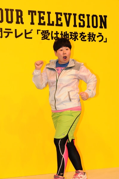 「24時間テレビ36『愛は地球を救う』 ニッポンって…？～この国のかたち～」のチャリティマラソンランナーを務める森三中・大島