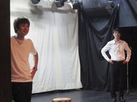 珍しく稽古をしているスパローズ。