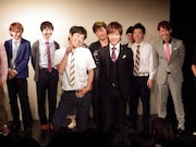 即興漫才リレーは流れ星からスタート。