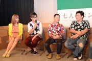 「七人のコント侍」新メンバー取材会の様子。