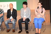 「七人のコント侍」新メンバー取材会の様子。