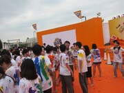 体にペイントされまくる児玉。