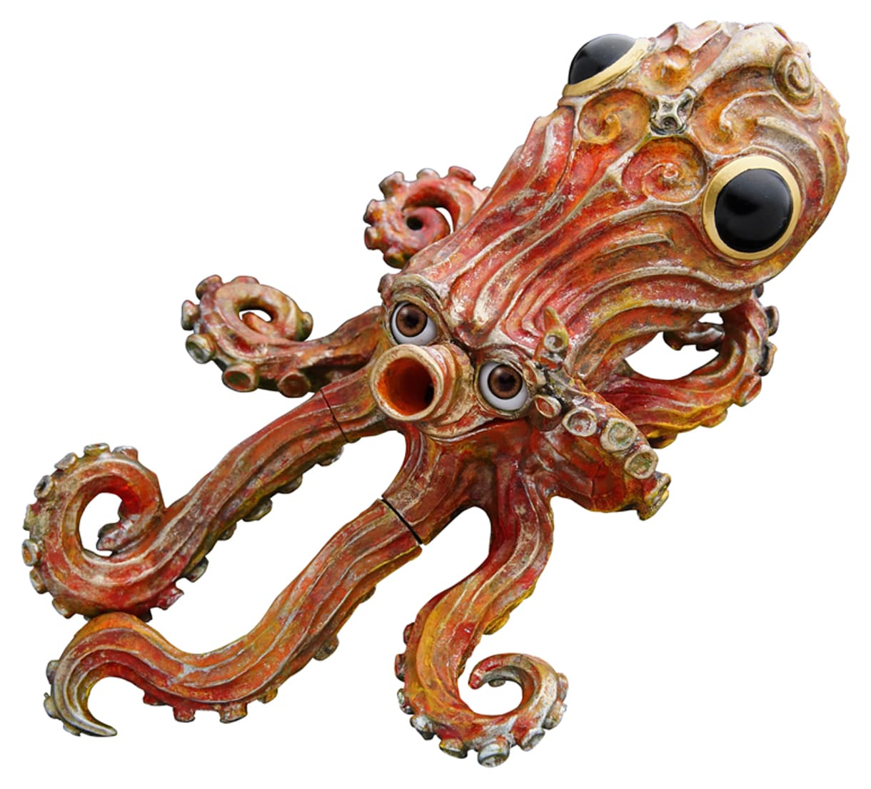 タコスク」裏 - 片桐仁の粘土道タコ型タブレットケースが実物大で登場