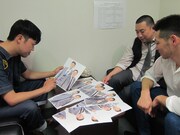 レイザーラモンの新宣材投票に悩む小籔。