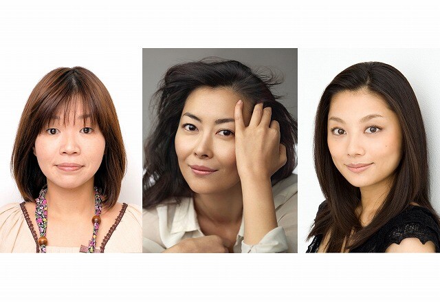 6月25日（火）放送のドラマスペシャル「幸せになる3つの買い物」で主演を務める大久保佳代子、中山美穂、小池栄子。(c)KTV