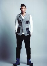 レイザーラモンHGのモデル用宣材写真。