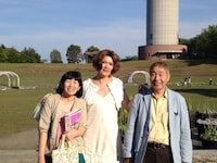 「そうだ旅（どっか）に行こう。」SPで栃木・那須塩原を訪れるたんぽぽ川村（左）と、IKKO（中央）、蛭子能収（右）。(c)テレビ東京