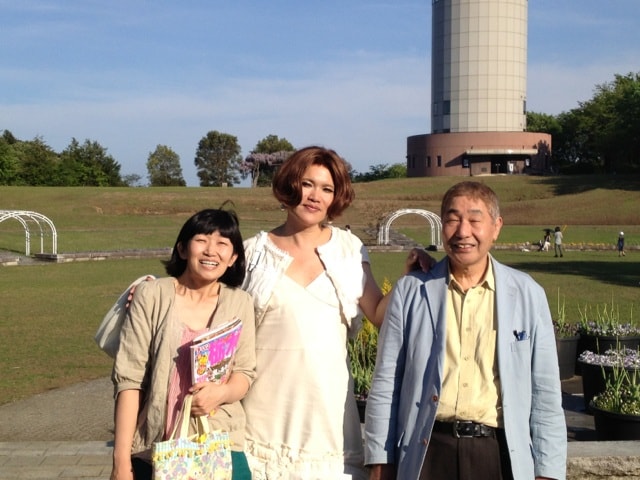 「そうだ旅（どっか）に行こう。」SPで栃木・那須塩原を訪れるたんぽぽ川村（左）と、IKKO（中央）、蛭子能収（右）。(c)テレビ東京