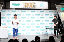 入店時の音楽をふんだんに使ったネタで沸かせたチーモンチョーチュウ。