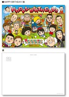 ポストカード「HAPPY BIRTHDAY」