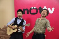 「＃エンダン」に出演し、数々のネタを披露したどぶろっく。