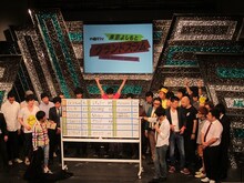 ブロードキャスト!!1位決定の様子。