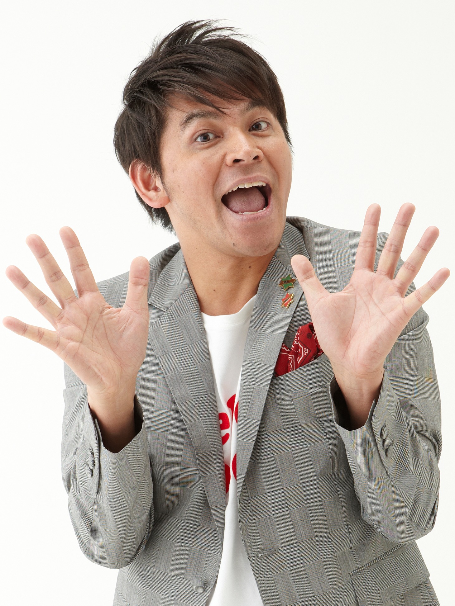 「爆笑問題カーボーイ」にゲスト出演するますだおかだ岡田。