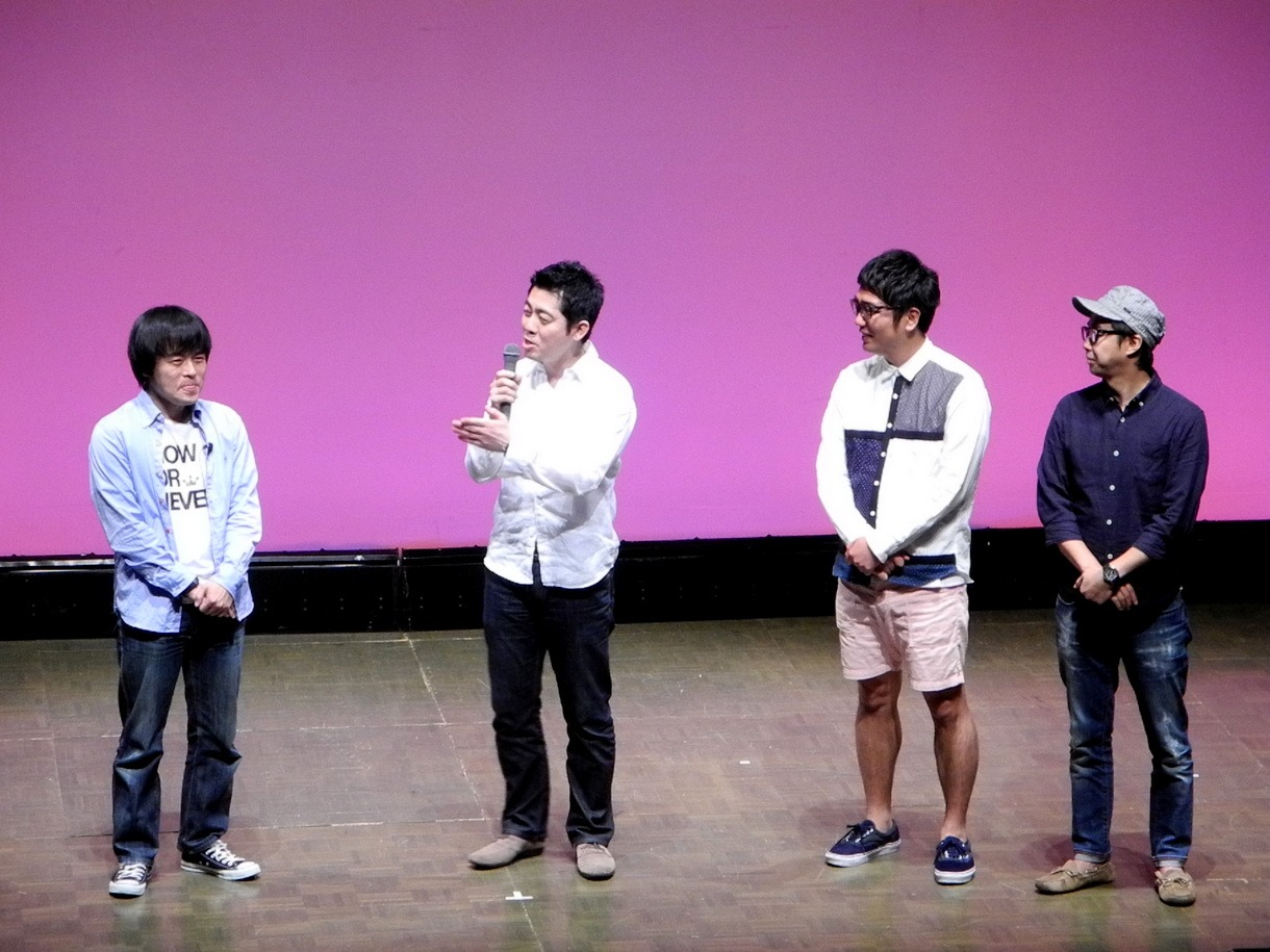 左から、バカリズム、高須光聖、おぎやはぎ小木、おぎやはぎ矢作。