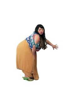 「SWITCH」7月号でビヨンセ、レディー・ガガらのPVを実演をしている渡辺直美。