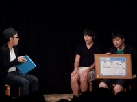 芸人人生を振り返るオジンオズボーン。森脇健児にテレビとラジオの違いを教えてもらったという。