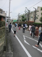 サッカー強豪校の清水東高校に立ち寄った一行。逃げ足の速いメッシ。