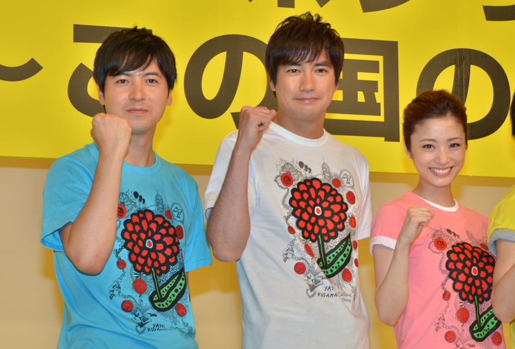 （左から）総合司会を務める桝太一（日本テレビアナウンサー）と羽鳥慎一アナウンサー、チャリティパーソナリティを務める上戸彩。