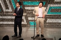 駐車監視員に恨みを持つ安部が仕掛けた漫才コント。(c)河村正和（フォトプロ）