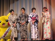 中川の挨拶に驚く平成ノブシコブシ。