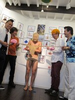 「ハブ展2」オープニングセレモニー。