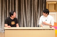 ムートン。伊藤（写真左）のキャラに審査員の夏川純も爆笑。