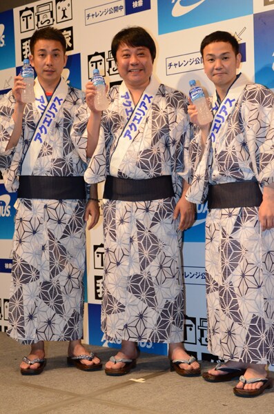 「アクエリアスチャレンジャーズパーク」PRイベントの模様。