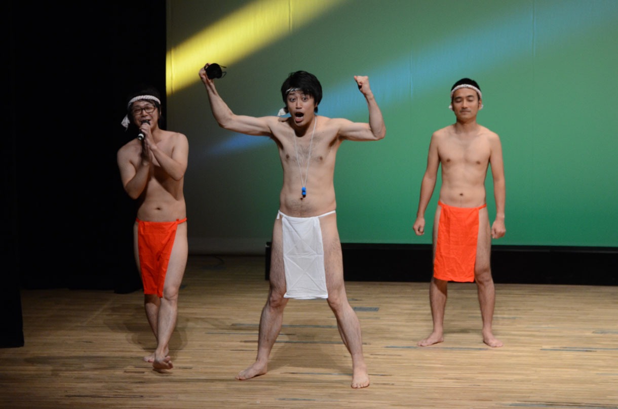 「利きふんどし」に挑戦し見事成功した高倉。「セイヤー！」ではなく普段のように「おっしゃー！」と喜んだ。