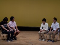 チーム根暗によるコントは「バンド結成」からまさかのオチに。