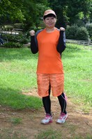 10キロのランニングと筋トレに励んだ森三中・大島