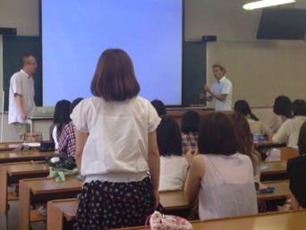 東京学芸大学での講義の様子。