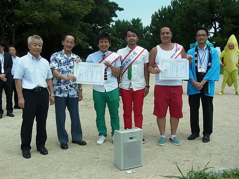 「関門海峡親善大使」同時就任式(c)吉本興業