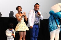 「スマーフ2 アイドル救出大作戦！」の公開と全世界同日プレミア開催を記念した「グローバル・プレミアinジャパン」の模様