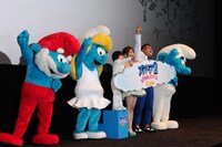 「スマーフ2 アイドル救出大作戦！」の公開と全世界同日プレミア開催を記念した「グローバル・プレミアinジャパン」の模様