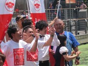 道頓堀川の様子。