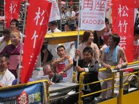 道頓堀川の様子。