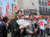 「DAIHATSU MOVE 道頓堀角座」道頓堀お練り。