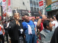 道頓堀お練りの様子。