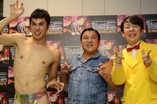 （左から）小島よしお、スギちゃん、ダンディ坂野。