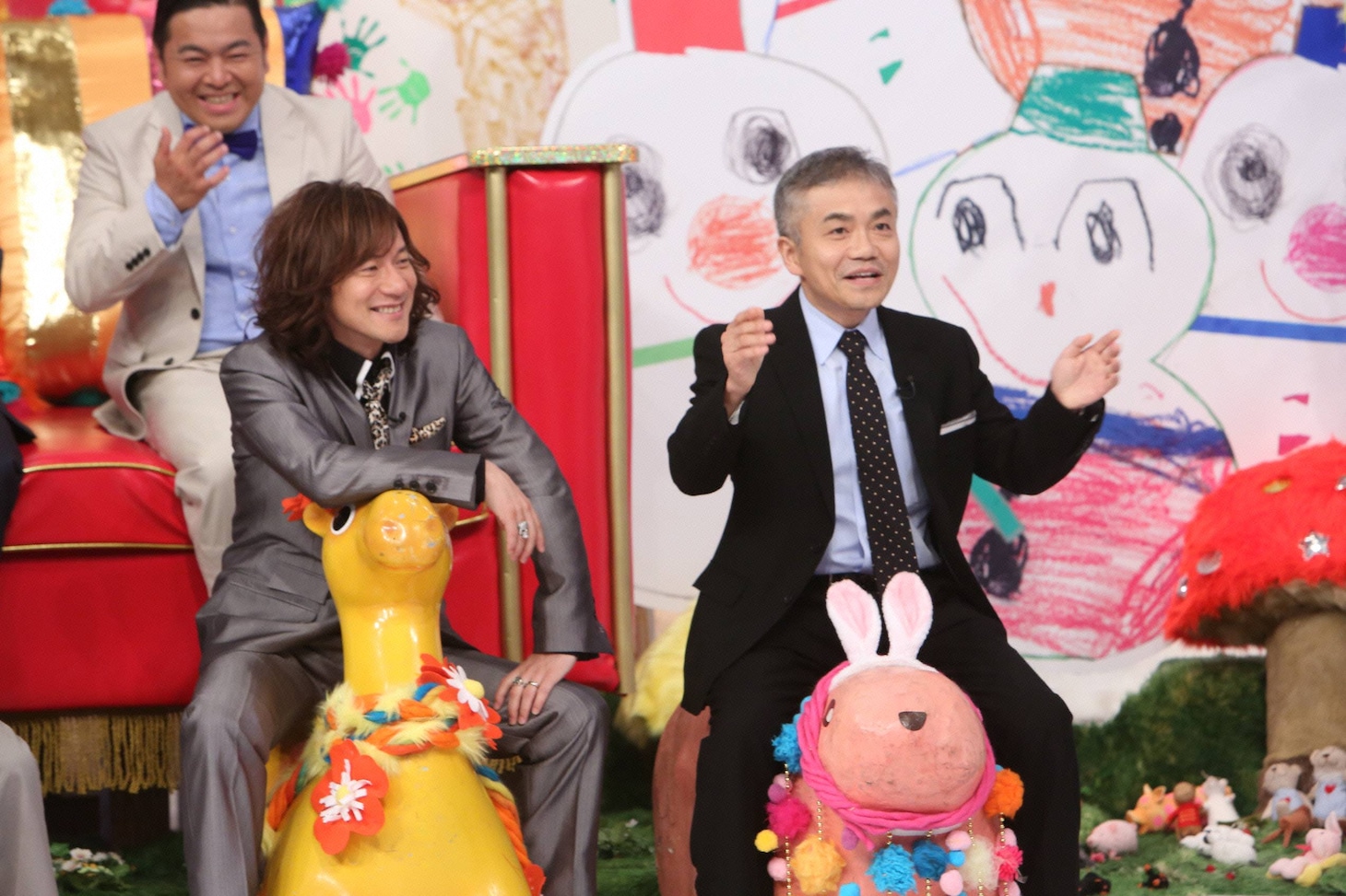 「カスペ！ 親バカ特番　芸能人パパ大集合！ ウチの子が一番カワイイよ決定戦」(c)フジテレビ