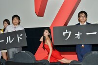 フォトセッションの一場面。