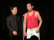 エルシャラカーニの漫才。時間の流れに翻弄されるしろう。