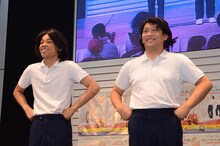 DVD発売記念イベントを行ったCOWCOW。