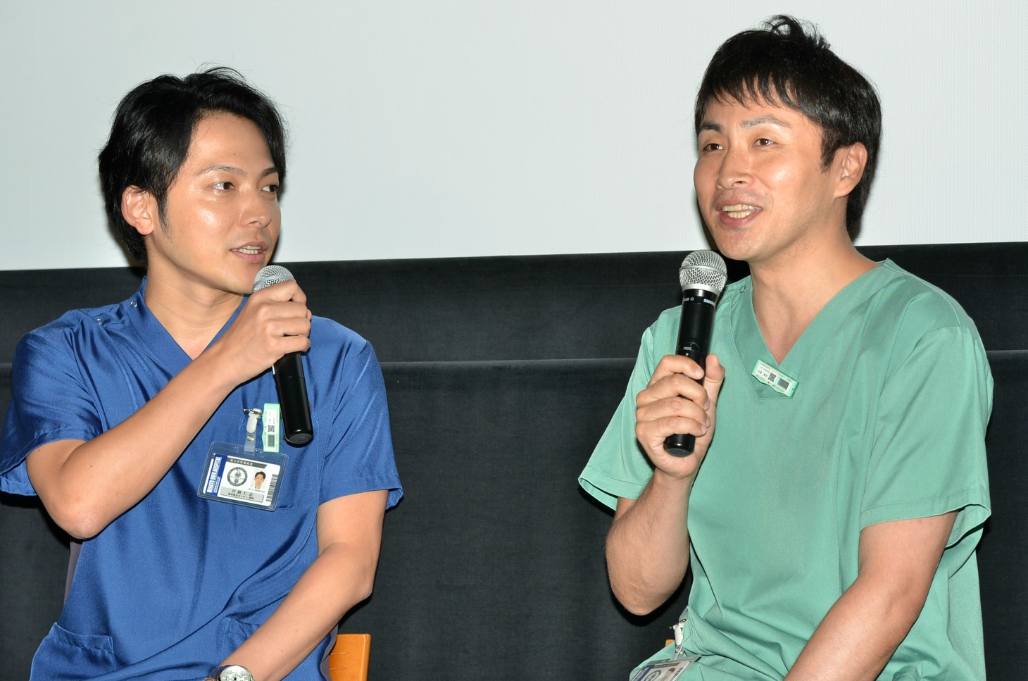 （左から）柏原収史、アンジャッシュ児嶋。